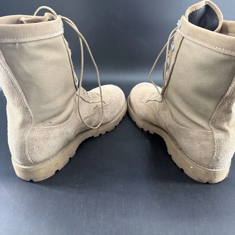 Bates 03-D-0321 GoreTex Vibram 10.5W Desert Military Crew Combat Boots